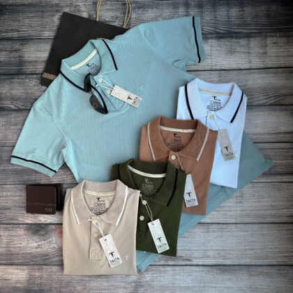 Camiseta Polo Hombre Piqué Premium Cuello Combinado | TAITA Ecuador