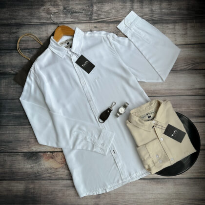 Camisa M/L Semi Clásica Cumbre Bambú Satinada  – TAITA