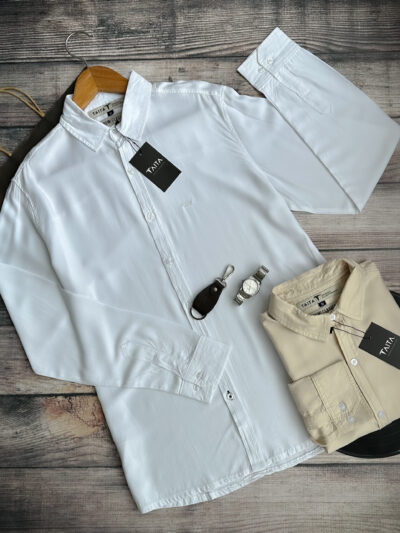Camisa M/L Semi Clásica Cumbre Bambú Satinada  – TAITA