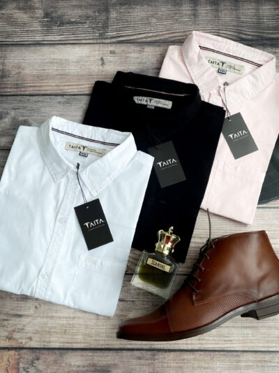 Camisa manga corta tallas grandes para hombre – Algodón | TAITA