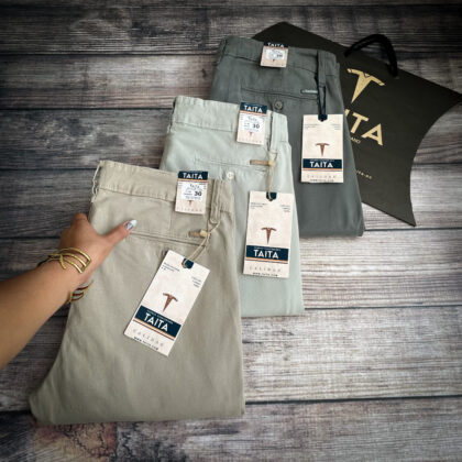 Pantalón Gabardina Hombre Drill Premium Textura Diamante | Colección Andes TAITA