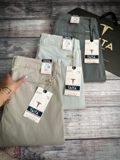 Pantalón Gabardina Hombre Drill Premium Textura Diamante | Colección Andes TAITA T50
