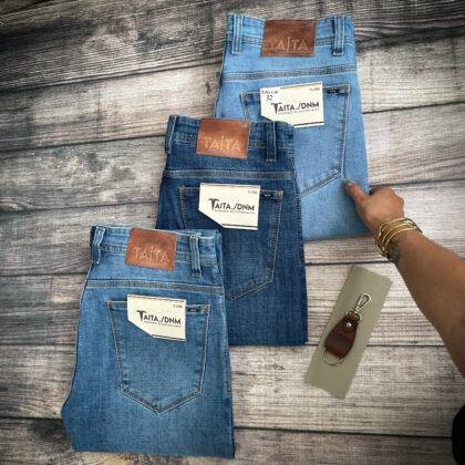 Pantalón Jean Hombre Basta Recta Minimalista Premium | Colección Andes TAITA