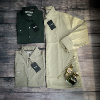 Camisa Andes Rayas Finas – Camisa elegante manga larga para hombre | TAITA