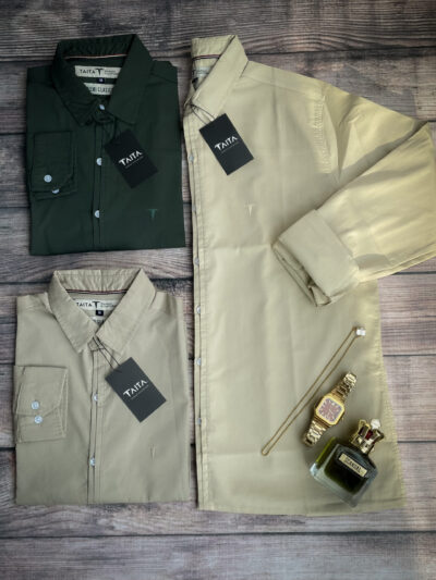Camisa Andes Rayas Finas – Camisa elegante manga larga para hombre | TAITA