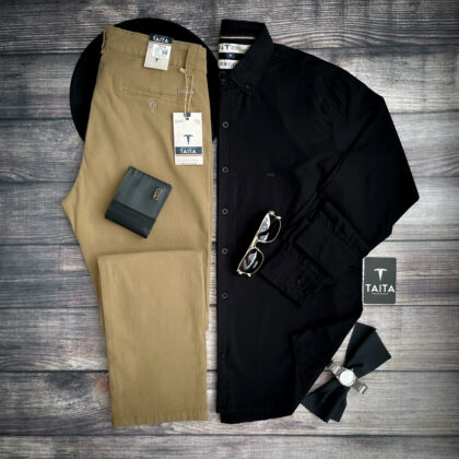 Pantalón Gabardina Hombre Premium Basta Recta 20 cm | Colección Andes TAITA