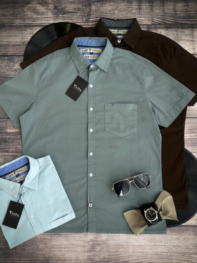 Camisa Manga Corta Premium Con Bolsillo  ANDES