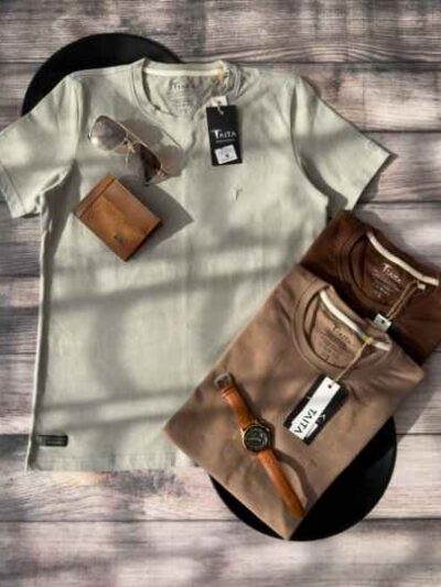 Camiseta Algodón Premium Cuello Redondo ANDES