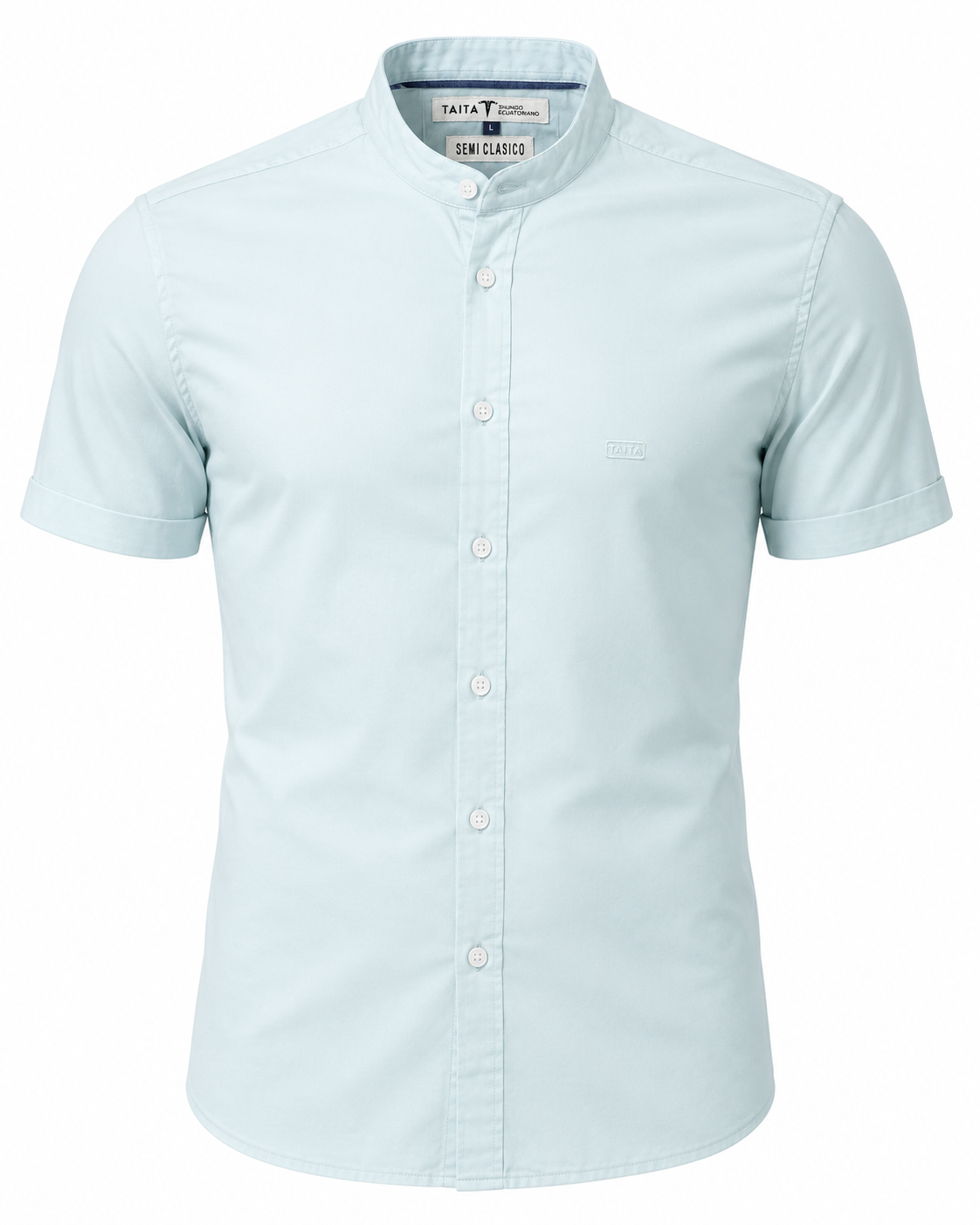 Camisa Manga Corta Premium Cuello Mao ANDES - Imagen 11