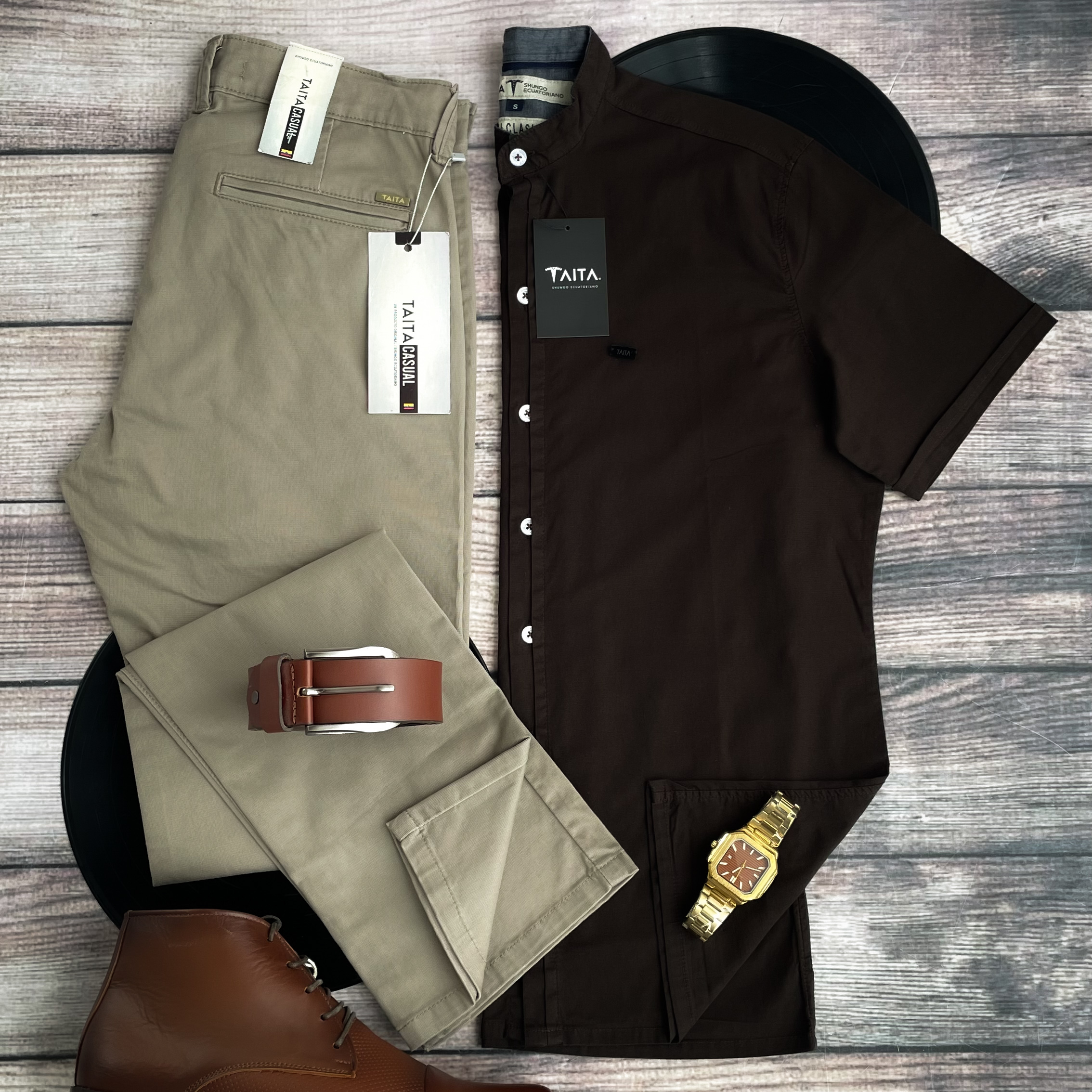 Camisa Manga Corta Premium Cuello Mao ANDES - Imagen 10