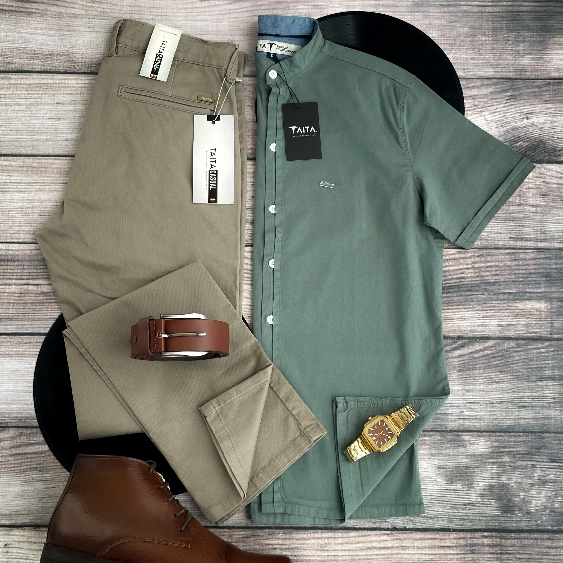 Camisa Manga Corta Premium Cuello Mao ANDES - Imagen 8