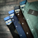 Camisa Manga Corta Premium Cuello Mao ANDES