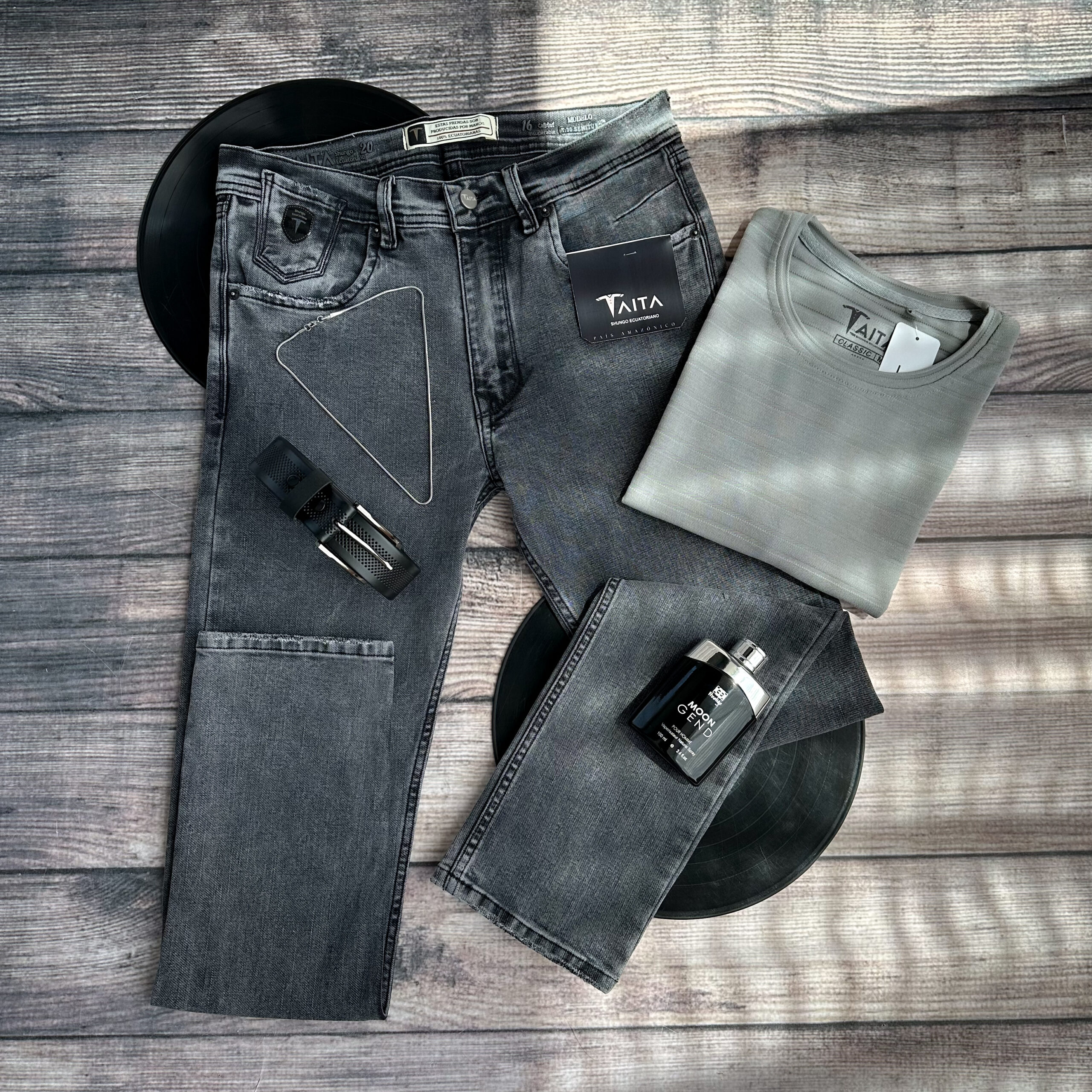 Jean Semi Stretch Premium Semi Tubo ANDES T30 - Imagen 4